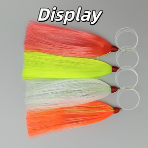 SNEDA Nuovo Rig da Traina Migliorato con Testa in Rame, Amo Singolo Dritto Luminescente con Leader in Carbonio Pre-Annodato - Product Image 2