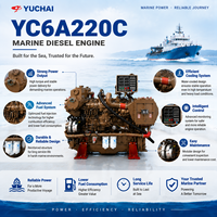 Moteur diesel marin refroidi par eau SCDC Yuchai série YC6A YC6A220C 299HP – Système d'alimentation fiable pour les utilisateurs mondiaux d'équipements marins
