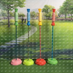 Escultura de Piruleta de caramelo gigante de fibra de vidrio Decoración de tienda de Navidad Candyland No hay opiniones aún - Product Image 3