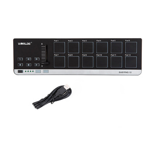 <span class=keywords><strong>Worlde</strong></span> EasyPad.12 Portátil Mini USB 12 Drum Pad <span class=keywords><strong>Controlador</strong></span> <span class=keywords><strong>MIDI</strong></span> - Product Image 2