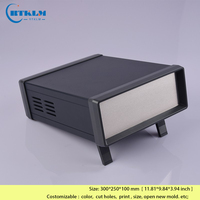 Boîtier électronique en fer DIY 300*250*100mm, boîte de jonction métallique personnalisée, grande boîte de distribution, boîtier vide pour haut-parleur