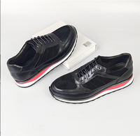 Chaussures décontractées pour hommes, style britannique, en cuir véritable, tendance vintage, à enfiler, pour le printemps, l'été et l'automne