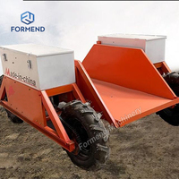 Hoogwaardige afstandsbedienbare 4-wiel elektrische minidumper voor alle terreinen, geschikt voor diverse toepassingen in landbouw en bouwtransport.
