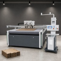 Machine de découpe numérique à plat CNC TC pour panneaux KT et emballages de boîtes à pizza