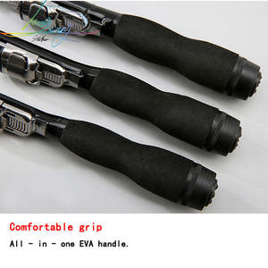 Toptan Taşınabilir Teleskopik Cam Camışlı Olta 1.7m Yavaş Aksiyonlu Tatlı Su Balıkçılığı Levrek Cep Boyu Deniz Olta Kamışı - Product Image 4