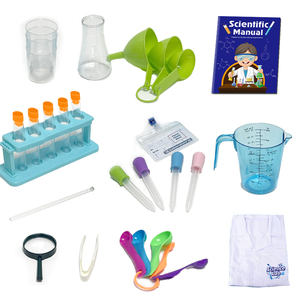 Juego de Actividades de Laboratorio de Ciencias Primarias, Juego de Imitación de Experimentos de Química, Juguetes de Proyectos STEM, Suministros para Maestros, <span class=keywords><strong>Regalos</strong></span> Montessori para Niños - Product Image 1