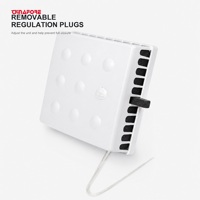 Grille d'aération murale Chinafore Pav-E 125 mm pour systèmes de ventilation commerciaux montés au mur