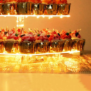 Support de Cupcake-support de Cupcake Premium-affichage de tour de Cupcake en acrylique-décoration de fête de <span class=keywords><strong>Bar</strong></span> à bonbons-affichage en acrylique à 4 niveaux - Product Image 3