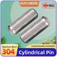 Goupilles rainurées en acier inoxydable, finition brillante, M1.5-M8, tête ronde, diamètre de la tête 8mm, goupilles de positionnement pour le travail du bois, 5 à 20 pièces