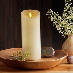 Vela LED Eléctrica sin Llama, con Efecto de Parpadeo, de Plástico, Tipo Pilar, Candelabro, con Control Remoto, para Decoración del Hogar, Bodas, Diwali - Product Image 6