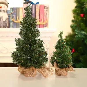 Новогодняя искусственная мини-елка, 20 см, 30 см, миниатюрная Рождественская елка, домашняя настольная мебель, предметы декора, подарок