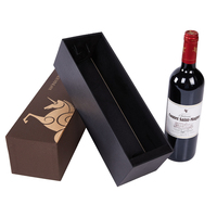 Regalo portátil de lujo personalizado, caja de regalo de champán, alcohol, whisky, Vodka, licor, botella de whisky, cajas de embalaje de vino tinto