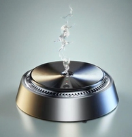Nouveau diffuseur de voiture à ultrasons intelligent Portable sans eau à activation automatique USB désodorisant de voiture odeur diffuseur d'arôme pour voiture
