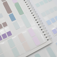 Étiquette de couleur auto-adhésif imperméable détachable écriture autocollant non adhésif note autocollante