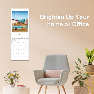 Calendario da parete 2025 2026 A5 illustrazione a spirale con bobina disegnata a mano per il Check-In auto-riflesso quotidiano - Product Image 6