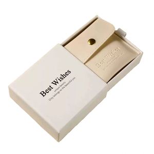 Pu Leather Jewelry <b>Box</b> with Packaging Bag <b>Bracelet</b> Necklace Earring Drawer <b>Box</b> Microfiber Pouc HB Model 011 Made in China - Product Image 5