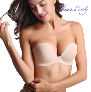 Thoải Mái Fashional Phụ Nữ Vải Strapless Khỏe Mạnh Backless Thân Thiện Với Môi Tùy Chỉnh Khỏa Thân Nhanh Chóng Khô Sexy Dính Áo Ngực Vô Hình - Product Image 4