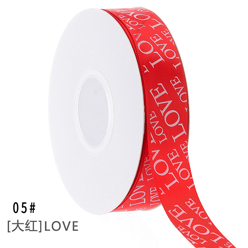 Amor rojo brillante - Rollo de 25 cm x 36 y