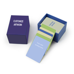 Precio bajo, venta al por mayor, juego de cartas, embalaje, Impresión de logotipo, tarjetas de juego de preguntas personalizadas - Product Image 5