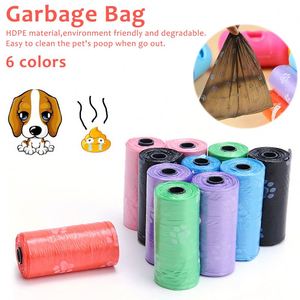 Custom Printed Dog Poop Bags With Dispenser Disposable Scented Green Doggie Pet Dog Waste Poop Bag Plastic Doggy Bag - Product Image 5