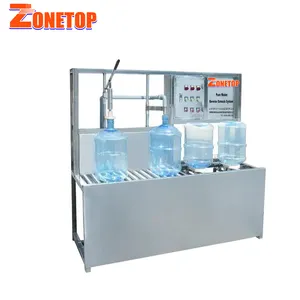 High Quality Semi Automatic Production Line Manual 5Gallon Bottle Five 5 Gallon Water Filling