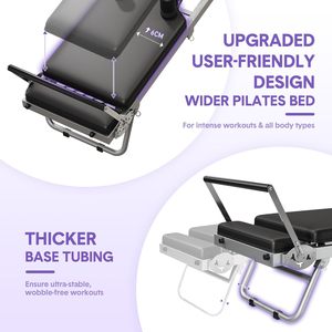 CZFITT Reformers de Pilates Version Étendue, Appareil de Yoga Pliable, Équipement de Lit Pliable, Reformer de Pilates Pliant en Métal - Product Image 5