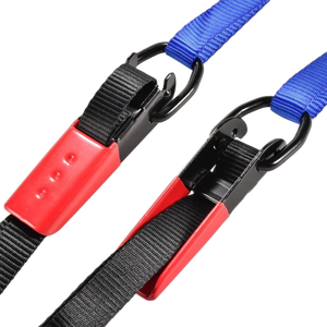 Crochets plats en polyester Attaches à cliquet à l'intérieur des sangles <span class=keywords><strong>d</strong></span>'<span class=keywords><strong>arrimage</strong></span> des fourgonnettes ou des conteneurs pour remorque de bateau - Product Image 2