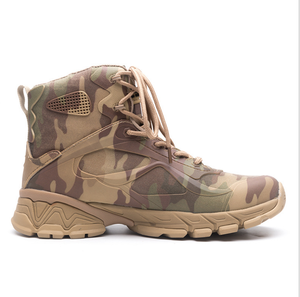 Bottes tactiques de combat à lacets TSB104 pour l'extérieur, fabriquées sur mesure, couleur camouflage - Product Image 1