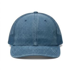 Casquette Trucker X&K Personnalisée Premium Tendance Respirante en Toile Lavée Effet Vieilli avec Maille – Commande en Gros – Certifiée REACH – Direct Usine – Plage - Product Image 4