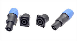 Speakon Nl4fcスピーカーケーブル4ピン女性男性プラグソケットコネクタSpeakon Audio XLRコネクタラウドスピーカー用 - Product Image 6