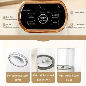 <span class=keywords><strong>Bouilloire</strong></span> Électrique en Verre Borosilicate Grande Capacité 4L Sur Mesure, 800W, Température Réglable, Chauffe-Eau B2B - Product Image 4