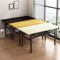 Table pliante rectangulaire en métal de haute qualité, design moderne, 80*40CM, portable, pour la maison, le bureau, l'appartement, les mariages, les réunions