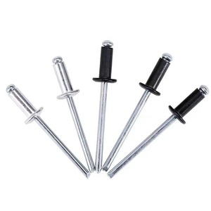 Remache ciego zincado de venta caliente DIN7337, remache ciego de doble hundimiento con extremo abierto - Product Image 1