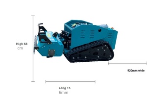 เครื่องตัดหญ้าแบบ Zero Turn ขนาด 60 นิ้ว ใช้เครื่องยนต์เบนซิน 4 จังหวะ 48V กำลัง 190 ซีซี สำหรับตัดหญ้าบนพื้นที่ลาดชัน แบบไร้สาย DIY W - Product Image 2