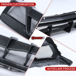 Best Price Dry Carbon Fiber Upgrade to AD Style <b>Car</b> Rear <b>Diffuser</b> Lip <b>for</b> Chevrolet Corvette C8 - Product Image 2