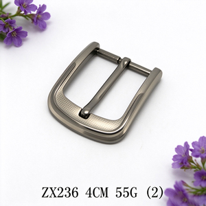 Two Tone Black Silver Metal Pin <b>Belt</b> <b>Buckle</b> 39mm Stripe Engraved D Shape Mens Business <b>Belt</b> <b>Buckle</b> Replacement - Product Image 4