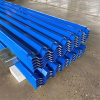 Tôle de toiture en tôle de fer galvanisée enduite de zinc en aluminium ondulé bon marché pour Maison