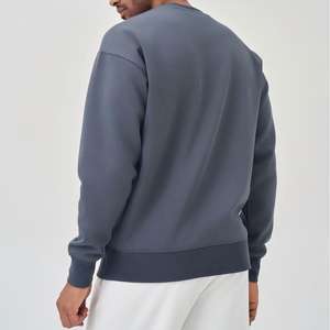 Suéter Holgado con Cuello Caído para Mujer, Diseño Estampado en la Parte Delantera, Tejido Transpirable, Otoño Invierno 2025 - Product Image 2