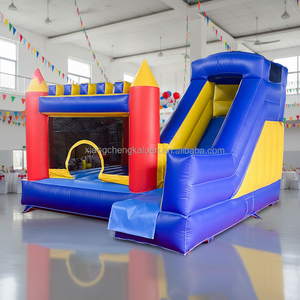 KALUEN 2025 nuovo Design 4m * 4m castello gonfiabile gonfiabile all'aperto combinato scivolo per bambini gioco gonfiabile castello - Product Image 6