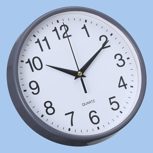 Round <b>Wall</b> <b>Clock</b> Analog Battery Powered <b>Silent</b> Living Room Bedroom Decoration - Product Image 3