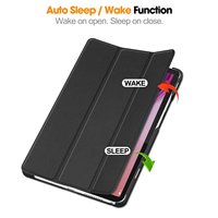 Étui personnalisé à motif pour Lenovo Tab One 8,7 pouces, étui intelligent magnétique en cuir à trois volets pour Lenovo Tab K9