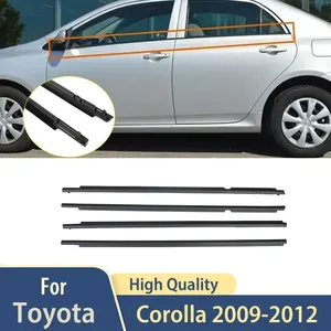 StarNav สำหรับรถยนต์ปี 2009 2010 2011 2012 ชุดซีลขอบกระจกหน้าต่างด้านข้าง อะไหล่ตกแต่งขอบหน้าต่าง - Product Image 3