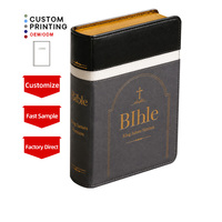 Édition multilingue de livre religieux, impression fiable, couverture personnalisée, Bible Sainte élégante et professionnelle