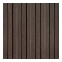 Autocollants muraux insonorisants 23,62*23,62 pouces, panneau acoustique mural en feutre polyester avec placage PVC et support auto-adhésif