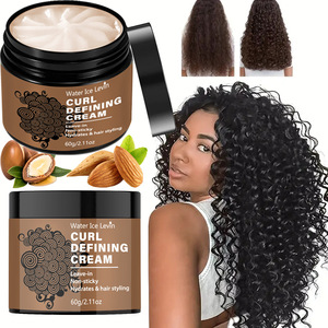 Crema Definidora de Rizos Water <span class=keywords><strong>Ice</strong></span> Levin con Aceite de Ricino Negro, Hidratante y de Fijación Fuerte para el Cabello, 60g - Product Image 4