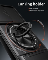 Coque de protection antichoc magnétique pour voiture avec fenêtre coulissante pour Oppo Realme 16T/C100x/C100i/16 Pro+/P4 Lite/Narzo Power/C83