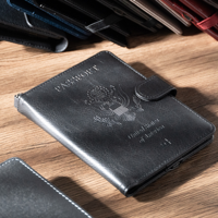 Porte-passeport intelligent en cuir certifié MFI Lork PN-11 avec batterie externe 4000 mAh, compatible avec Apple Find My Airtags, RFID, pour les voyages d'affaires