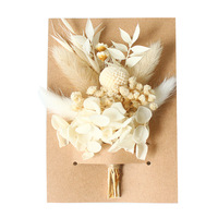 Mini-bouquets de fleurs séchées chinoises transfrontalières, cartes de vœux colorées pour anniversaire, Noël, fête des Mères, bénédicteurs et souvenirs