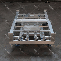 Chariot de transport d'éclairage en aluminium léger, pliable et empilable, robuste, Chauvet CP Rack, pour éclairages de scène, LED, DJ et projecteurs mobiles