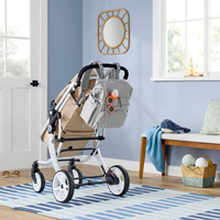 Sac à main pour bébé de luxe en nylon recyclé léger pour l'extérieur, sac de maternité pour l'hôpital, sac de voyage pour maman, sac à dos pour bébé, sac à couches